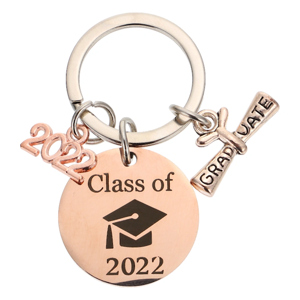 Grad Keyring Pendant Delicate Grad Gift Chic 2022 Stainless Steel Graduation Keying