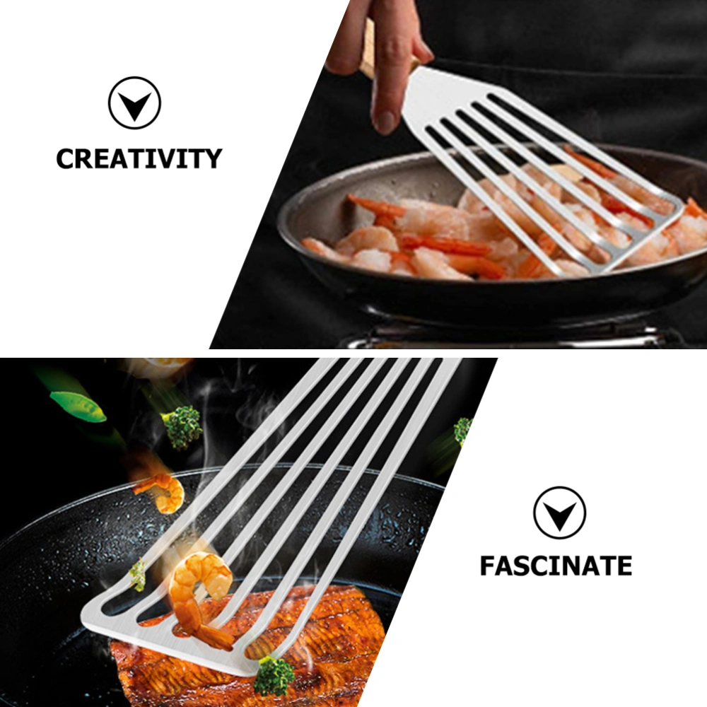 Household Cooking Shovel Wear-resistant Stainless Shovel Multi-function Steak Shovel