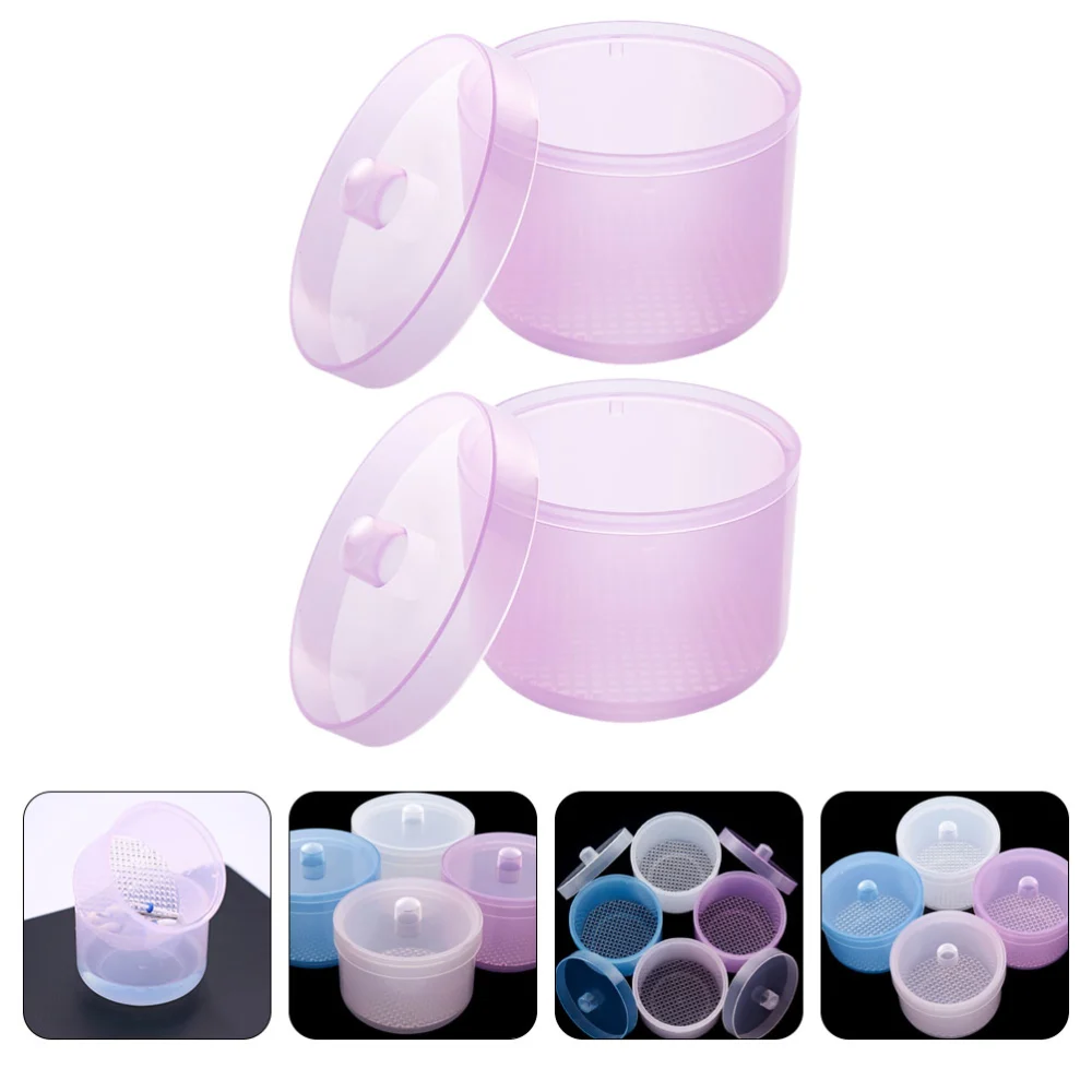 2Pcs Sterilization Tools Nail Tools Sterilization Holders Nail Art Cleaning Cups Manicure Tools