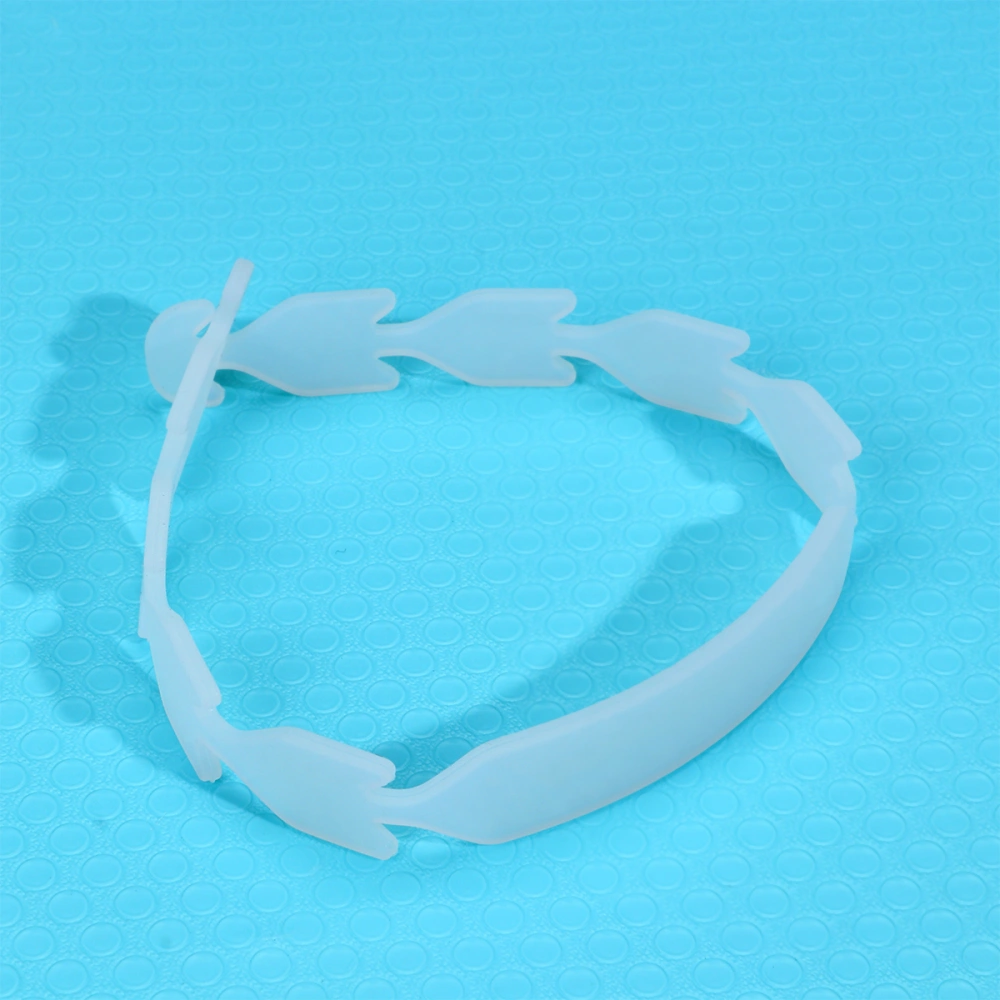 6pcs Adjustable Mask Ear Strap Hooks Silicone Mask Rope Extension Buckle Mask Accessories (Transparent)