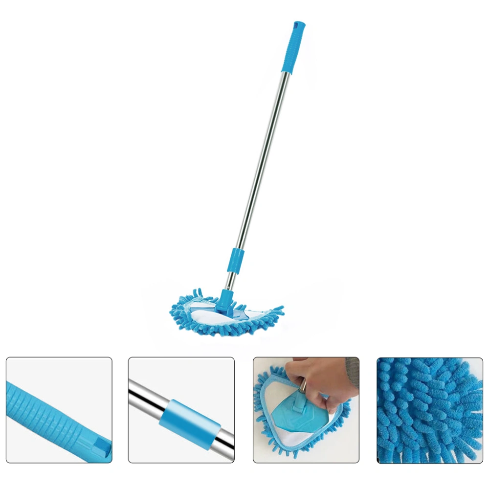 1Pc Mini Triangular Mop Rotatable Mop Household Lightweight Cleaning Mops