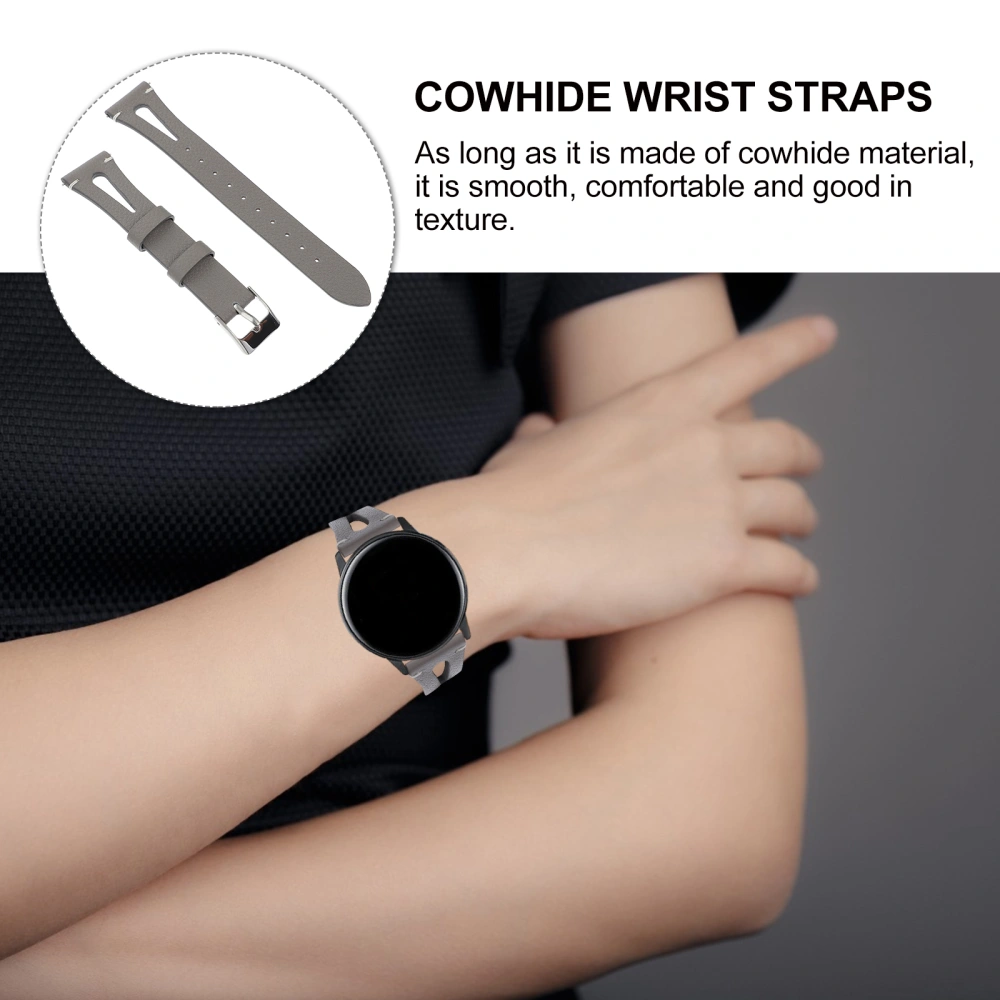 1pc Simple Cowhide Wrist Strap Watch Band Fashion Watch Replaceable Bracelet