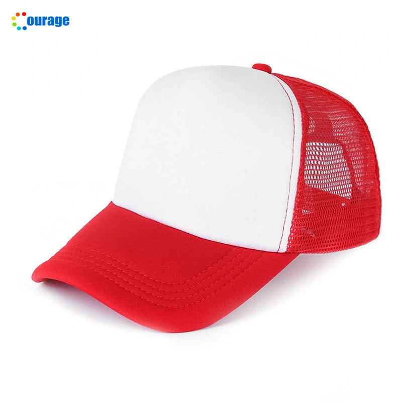 10pcs Heat Transfer Baseball Hats DIY Blank Printing Hat Mesh Sublimation Hats