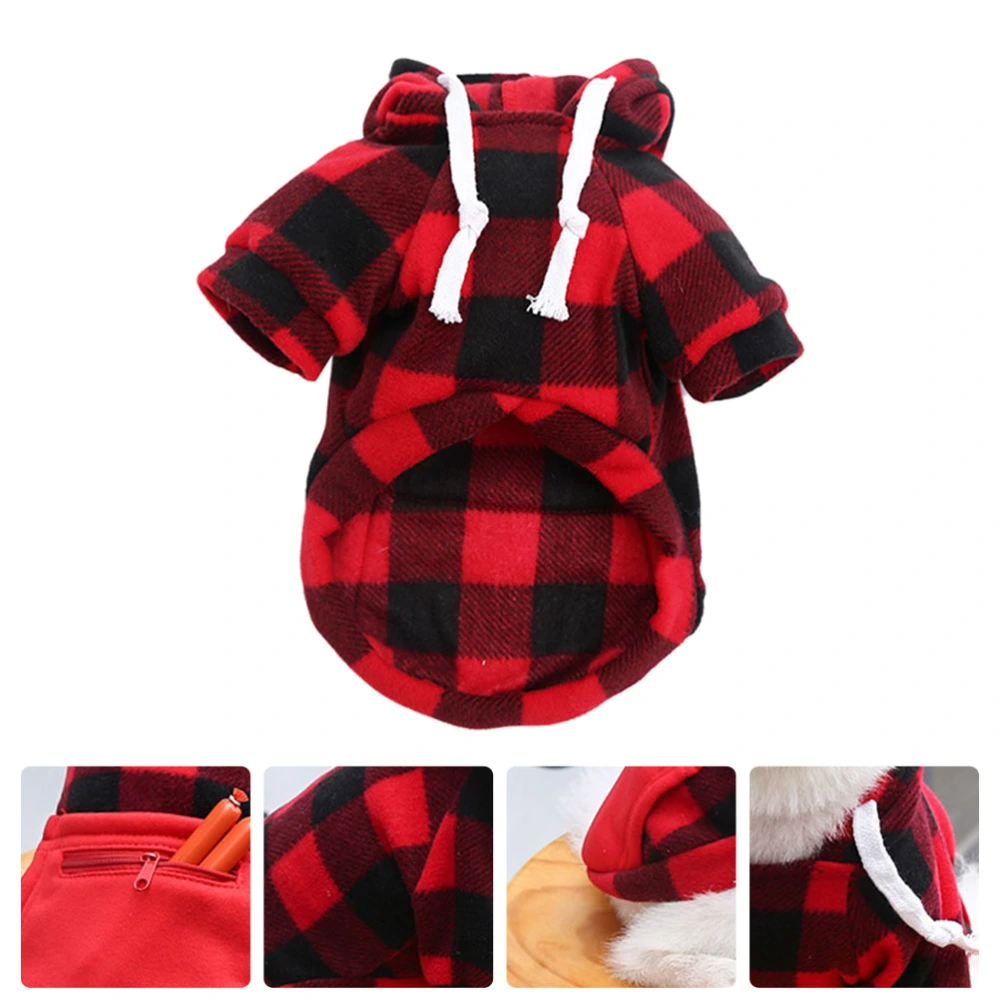 1Pc Christmas Pet Clothing Autumn and Winter Pet Dog Coat Festival Puppy Garment