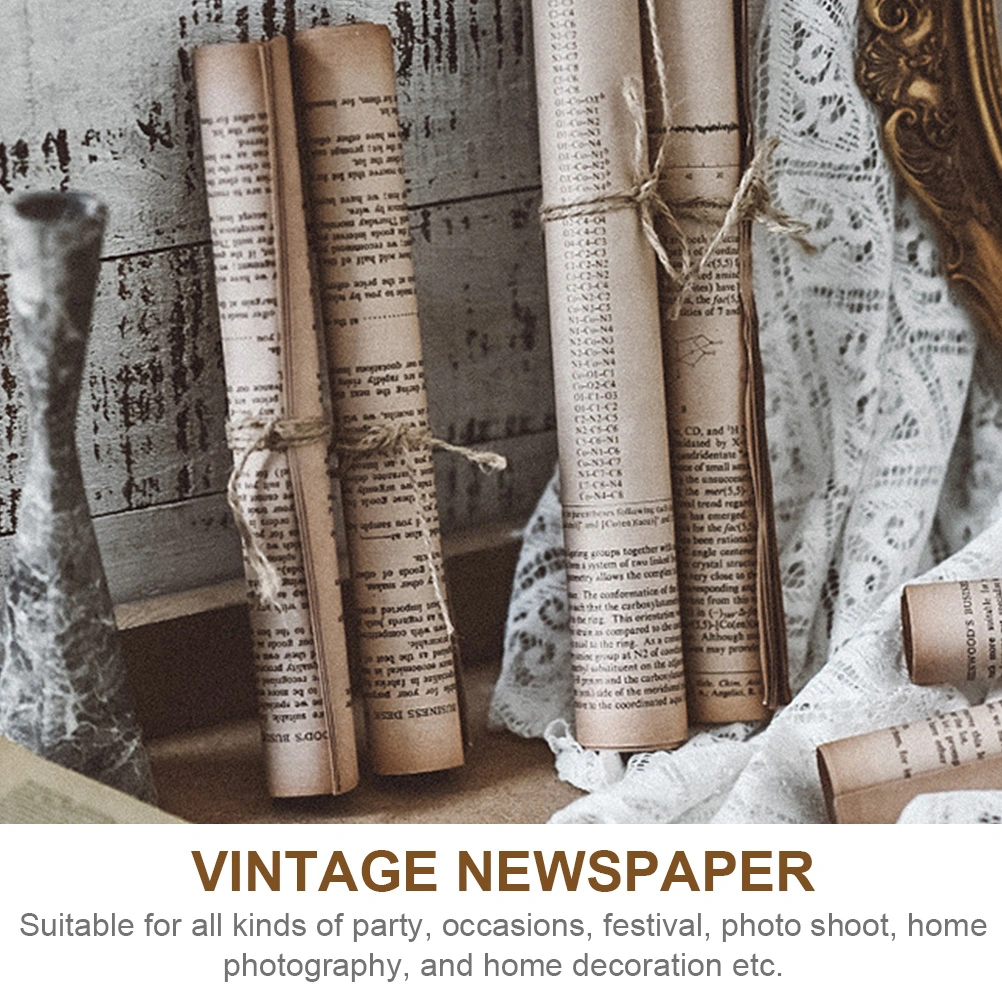 Vintage Newspaper Backdrop Kid Adult Artistic Photography Background Newspaper