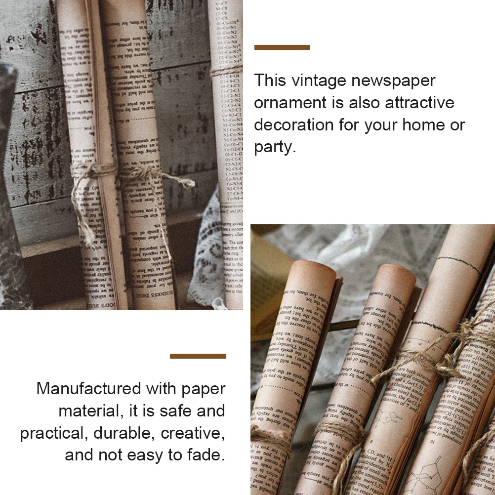 Vintage Newspaper Backdrop Kid Adult Artistic Photography Background Newspaper