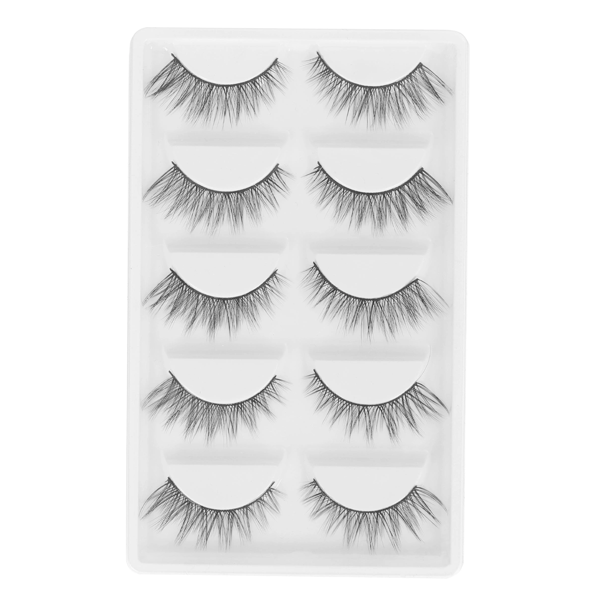 Thick Nautural False Eyelashes Lifelike Fake Eyelashes Handmade Fiber Eyelashes