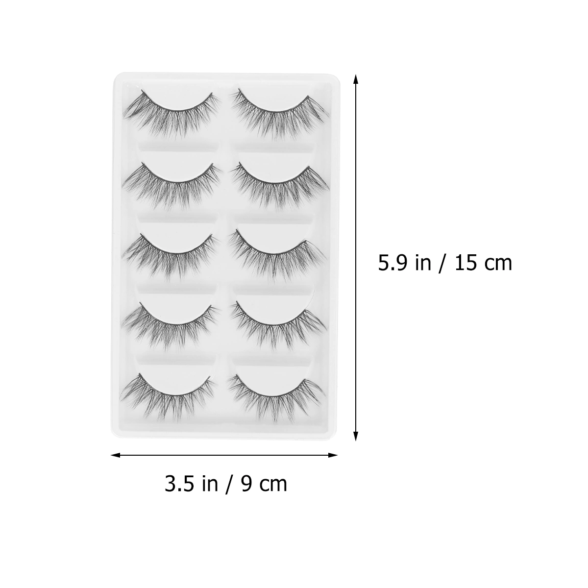 Thick Nautural False Eyelashes Lifelike Fake Eyelashes Handmade Fiber Eyelashes