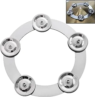 50pcs Tambourine Ring Cymbals Ching Rings Percussion Instrument Drum Ring Ching Rings