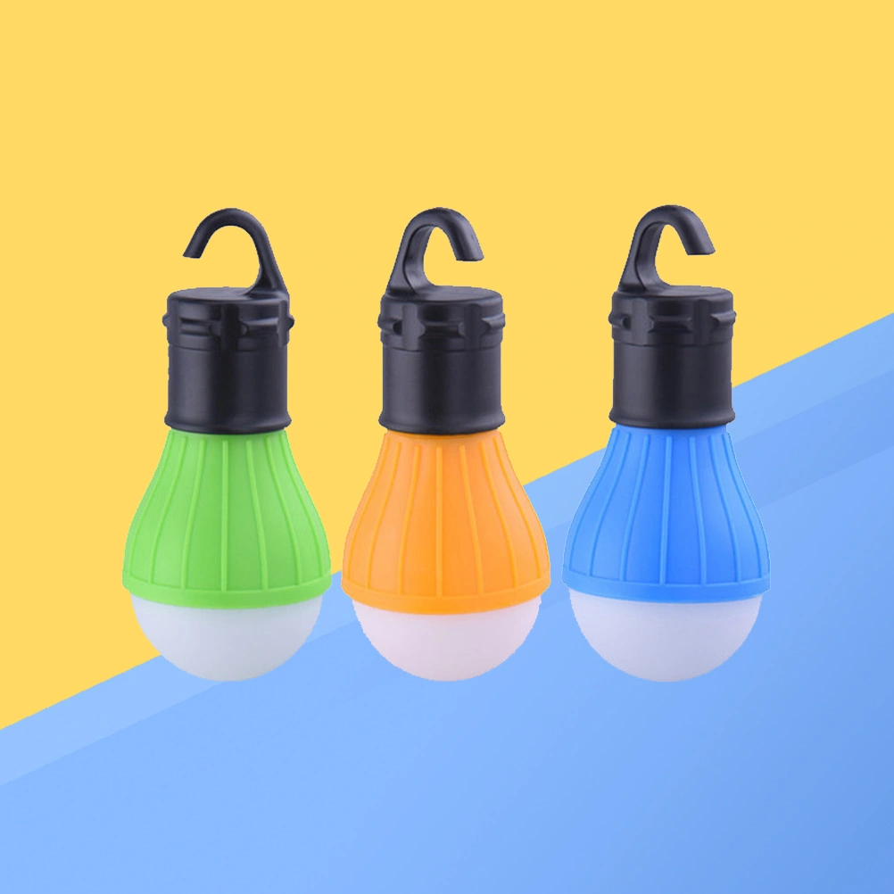3 PCS LED Camping Lights Portable Battery Powered Tent Light Bulb Lantern for Backpacking Camping Hiking Fishing Emergency Light