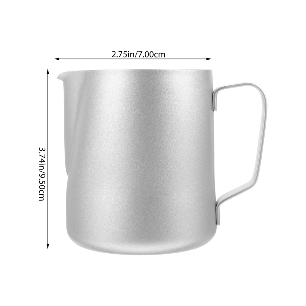 Stainless Steel Milk Frothing Pitcher Professional Milk Frother Cup Kitchen Utensil