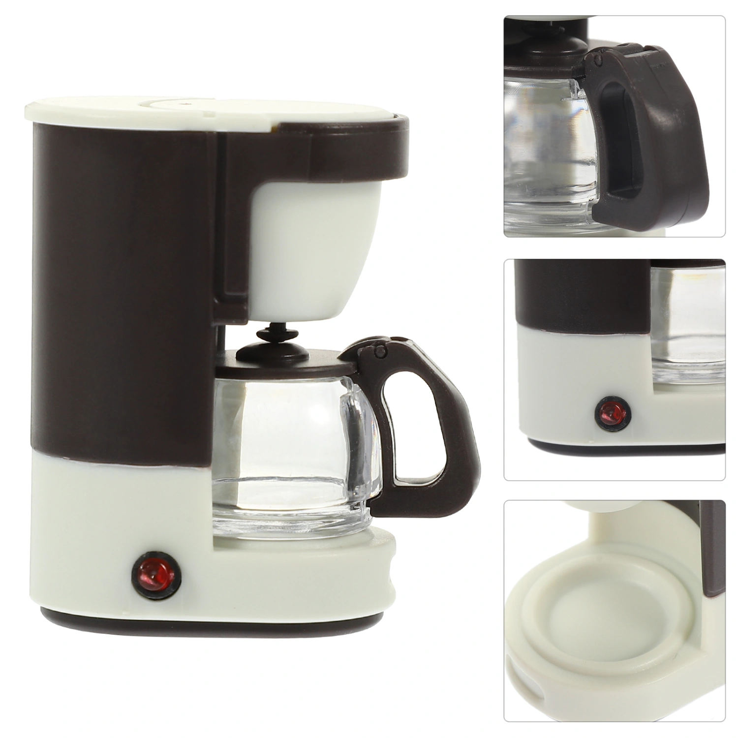 Kids Coffee Maker Mini Dollhouse Coffee Machine Play Kitchen Accessories