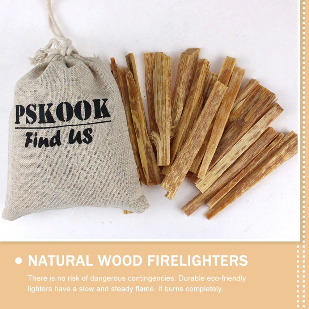 1 Bag of Wood Flame Fire Firelighters Wood Outdoor Burning Batten Practical Wood Ignition Tools