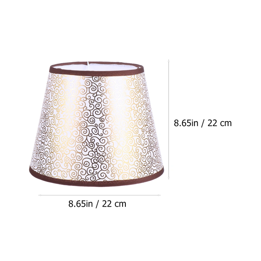 2Pcs Printed Cloth Lampshade Creative Light Cover Practical Light Accessory