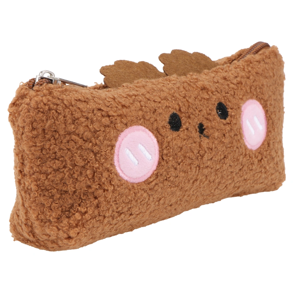 1PC Cartoon Pencil Case Young Girl Heart Storage Bag Stationery Bag (Random Style)