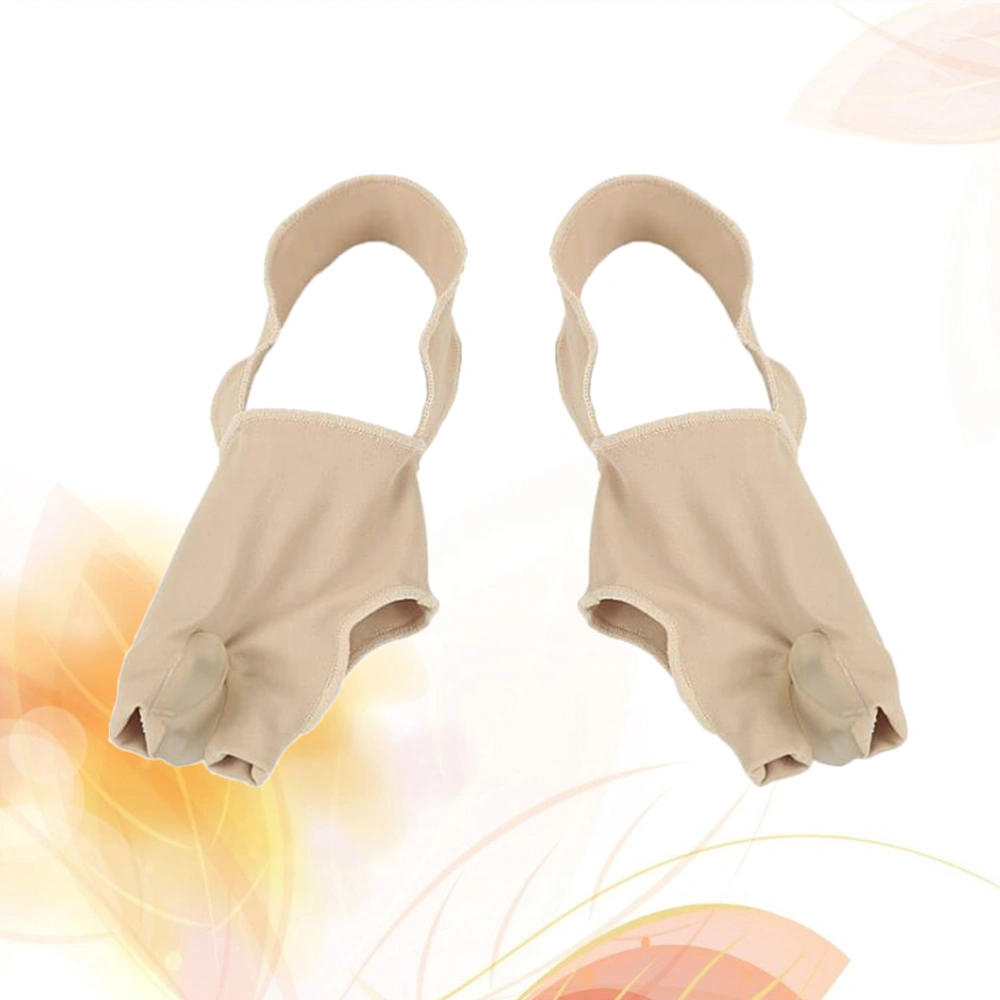 1 Pair Toe Thumb Straightener Exercise Toe Appliance One-piece Hallux Valgus Protector (Size S)