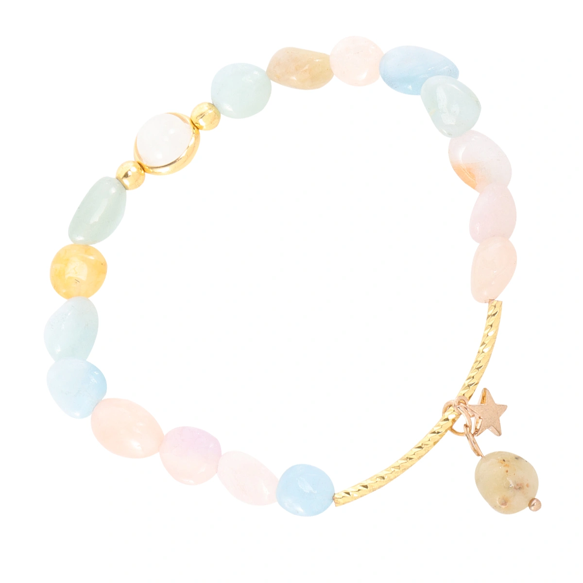 Delicate Bracelet Jewelry Sweet Strawberry Wrist Chain Fashion Crystal Bracelet Simple Bracelet for Woman Girl Lady Ladybro (Pink Beryl)