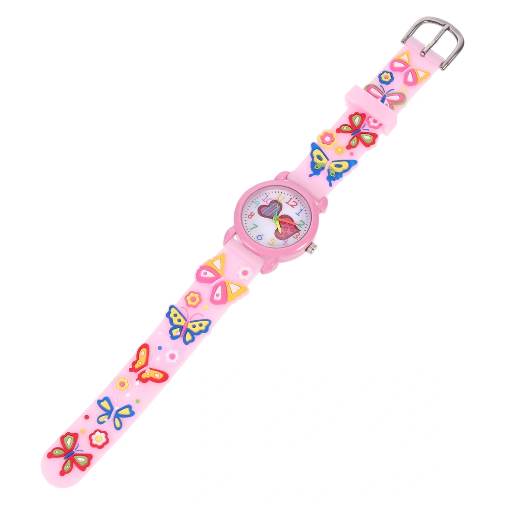 1Pc Children 3D Cartoon Watch Lovely Kids Wrist Watch Fashionable Student Watch