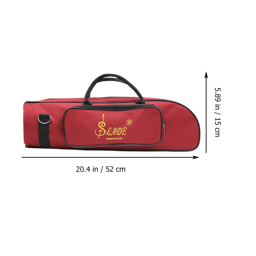 Convenient Trumpet Storage Bag Handheld Wind Instrument Bag Carrying Bag