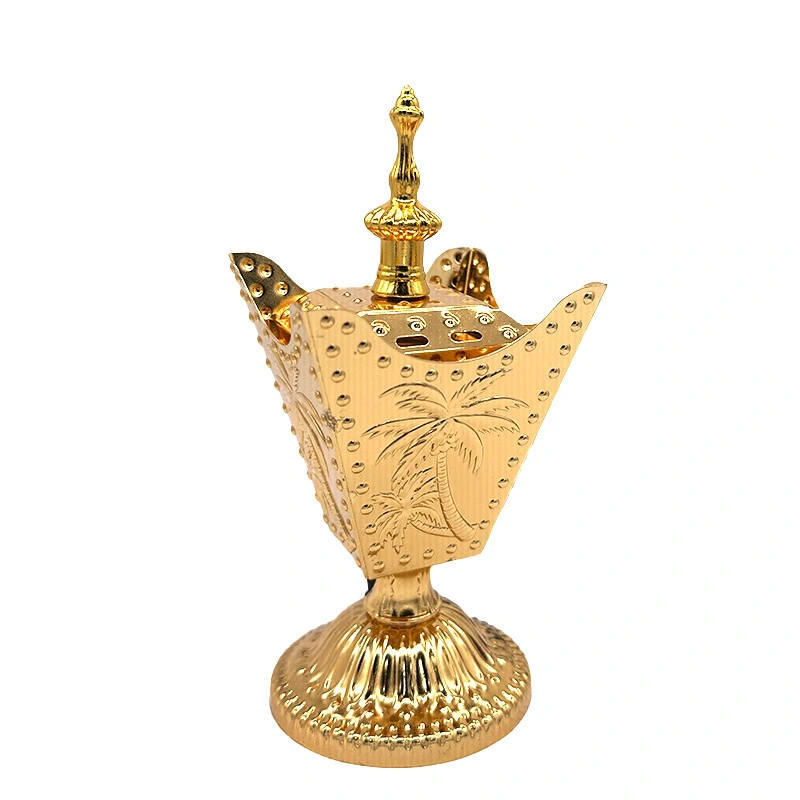 Middle East Retro Electric Censer Vintage Church Incense Burner Electric Iron Incense Holder (EU Plug)