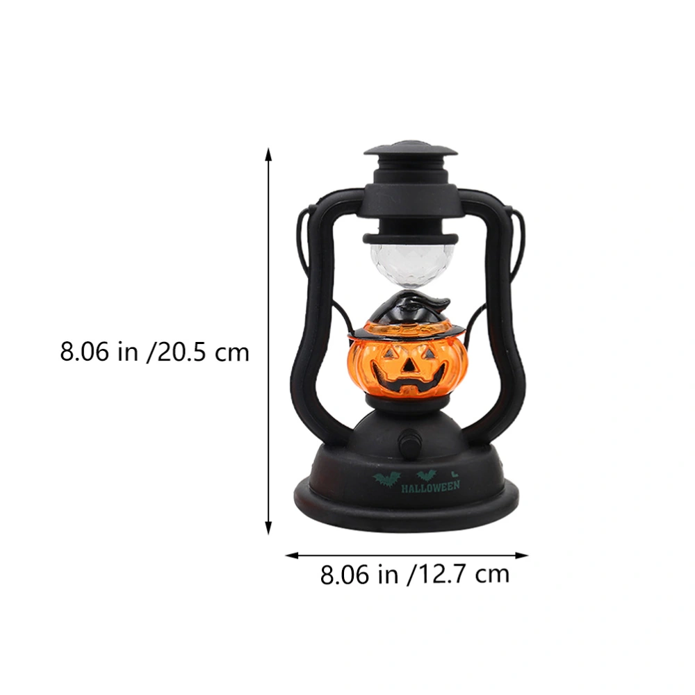 1PC Halloween Handheld Pumpkin Lamp Retro Bar Halloween Decorative Oil Lamp