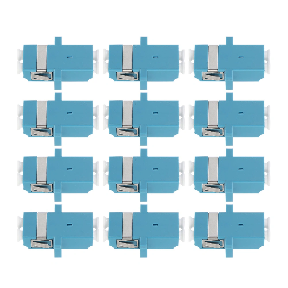 12pcs Fiber Optic Adapter Professional Fiber  Optic Coupler Flange Adapters