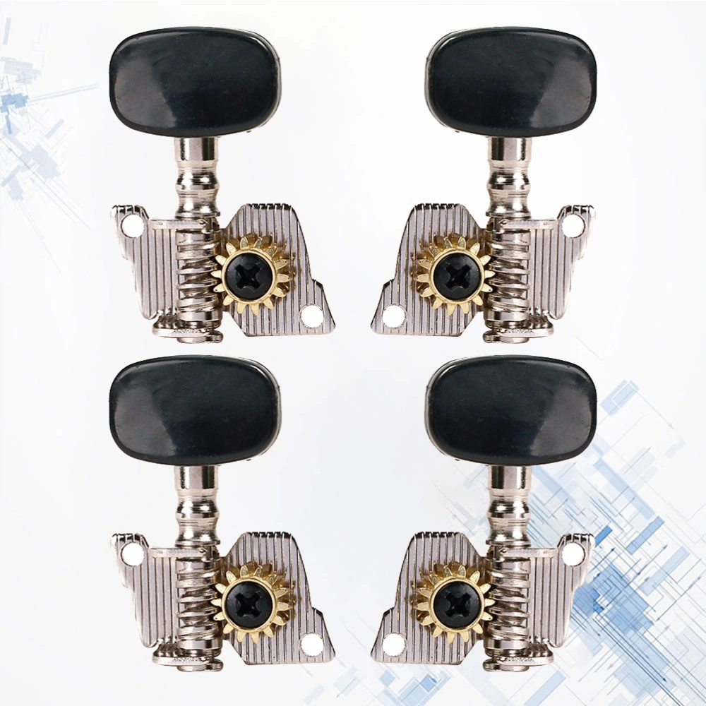 Single Hole Guitar String Alignment Practical 2R2L Tuning Pegs Tuners Tuning Pegs Tuners Keys Silver