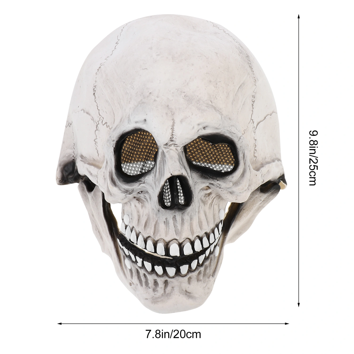 1 Pc Skeleton Mask Scary Skull Mask Halloween Performance Prop Party Decors