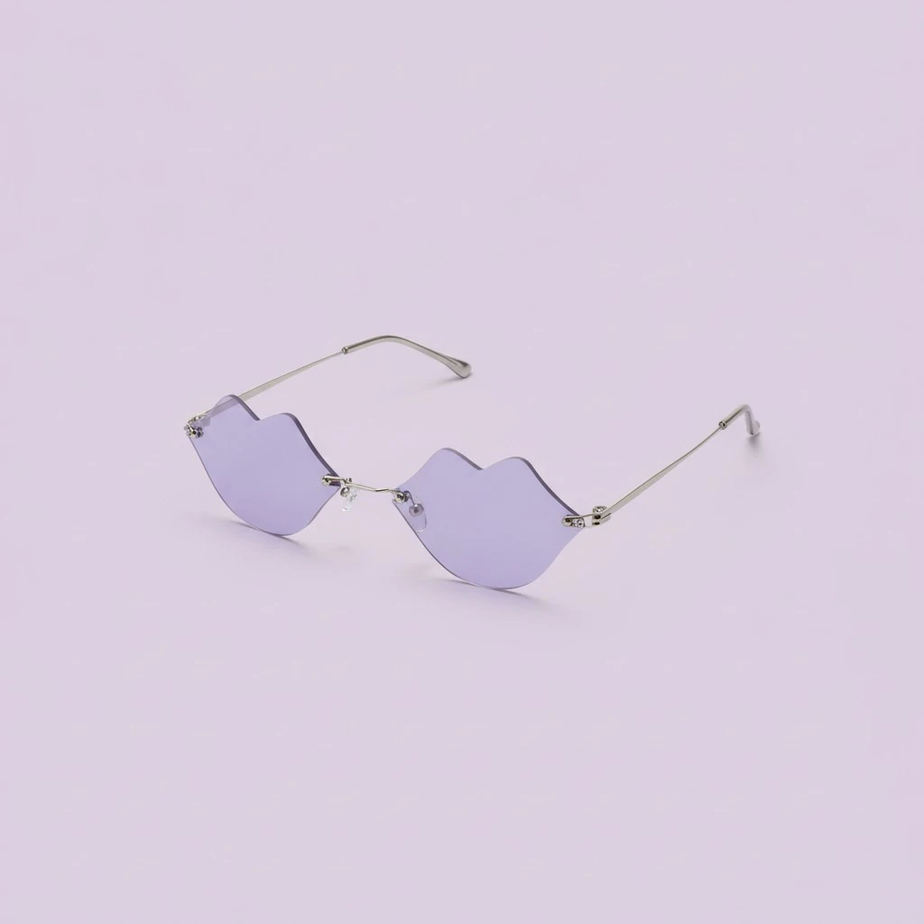 1 pair of Lip Design Sunglasses Sun Glasses Women Sun Glasses Travel Gift