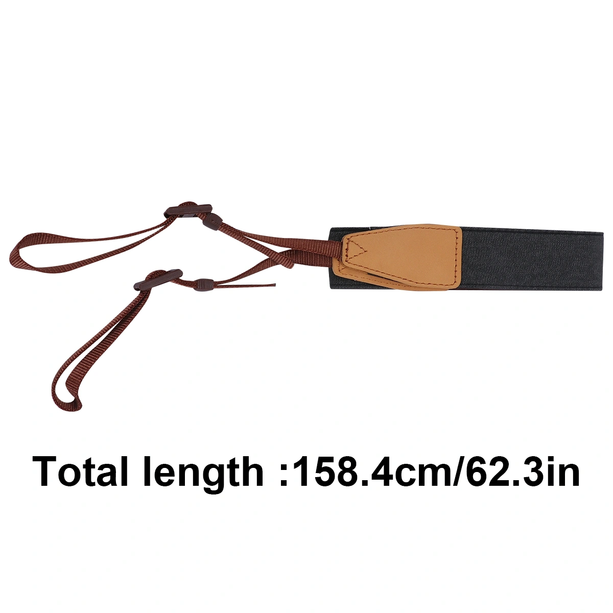 Slung Neck Camera Shoulder Strap Universal DSLR Camera Strap Camera Belt Comfortable Camera Strap for Outdoor (Black)
