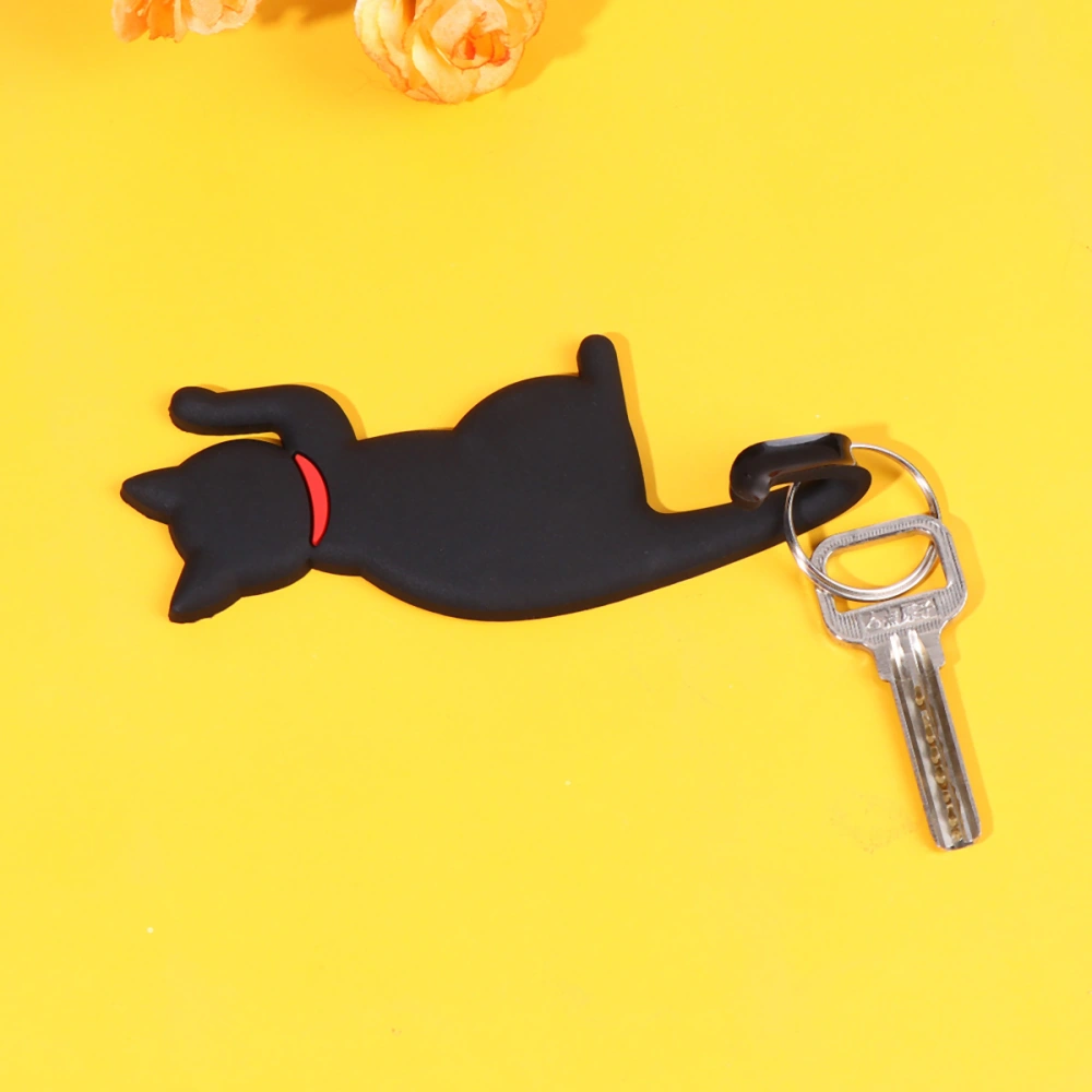 1PC Cartoon Cat Magnetic Hook Traceless Decorative Refrigerator Message Magnet Coat Hanger Key Holder Storage Hook