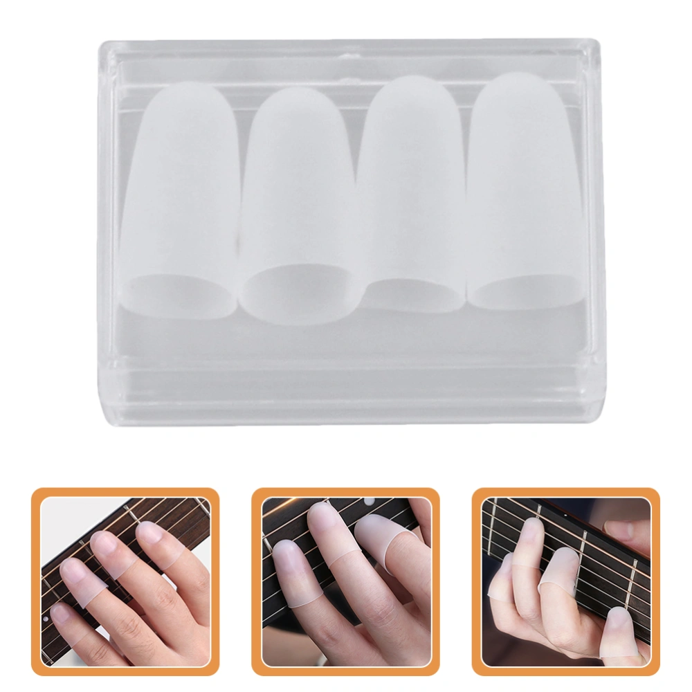 1 Set Guitar Practice Fingertip Protector Guitar Beginner Fingertip Guards Guitar Supplies