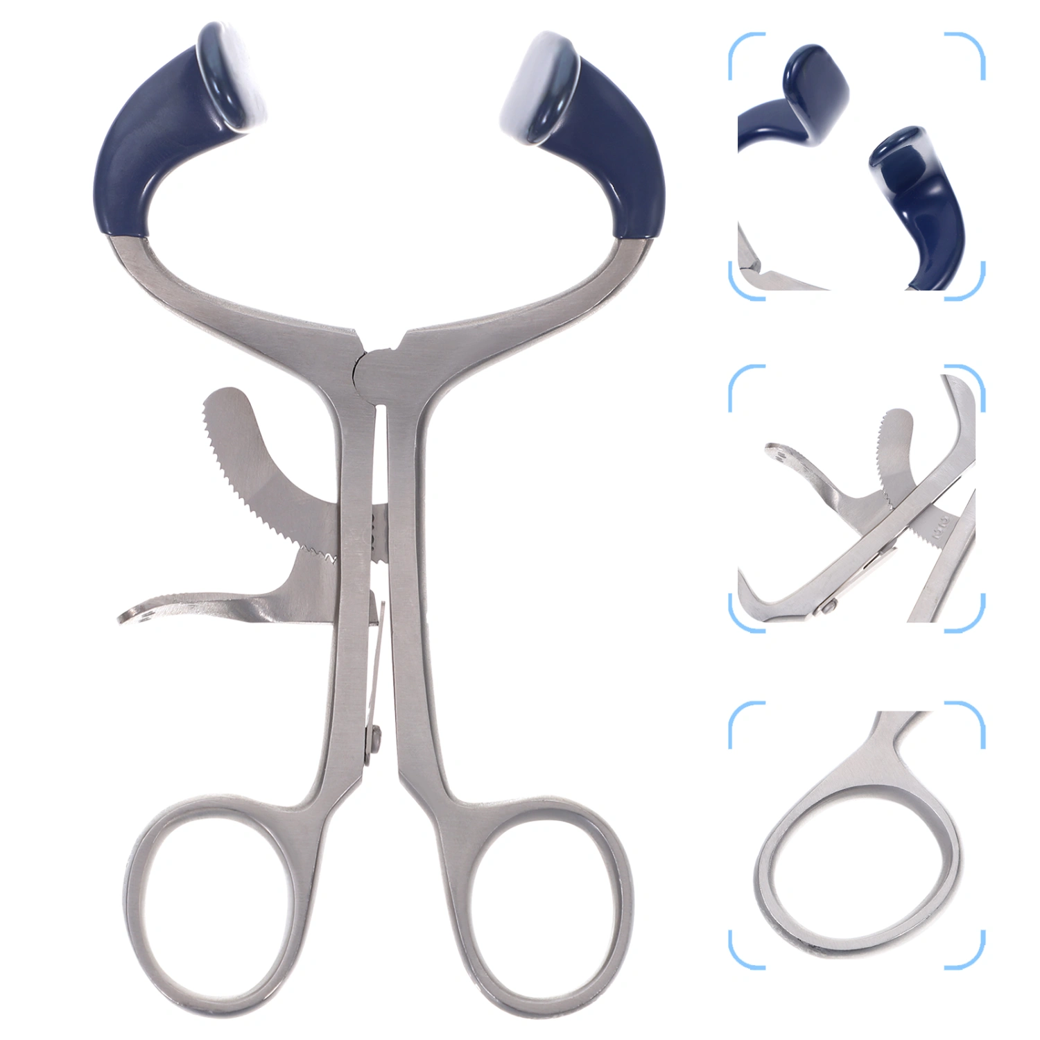 Practical Dental Mouth Opener Stainless Steel Mouth Opener Dental Accessory (Size L)