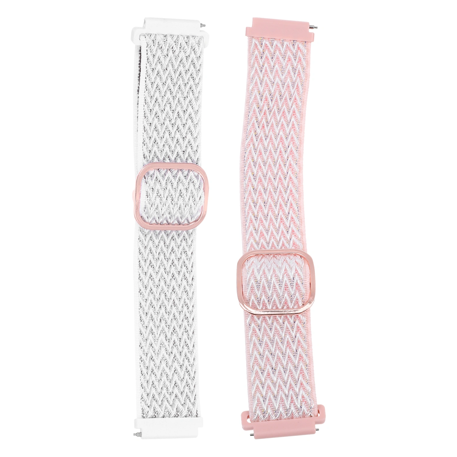 2Pcs Decorative Watch Strap Wavy Woven Watchband Watch Decor Compatible for Samsung