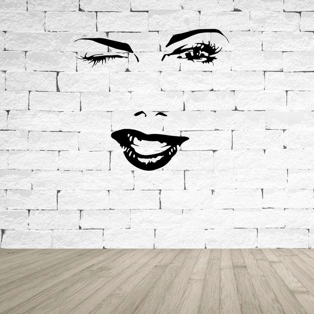 Wall Vinyl Decal Home Decor Art Sticker Beauty Salon Mural Art Black