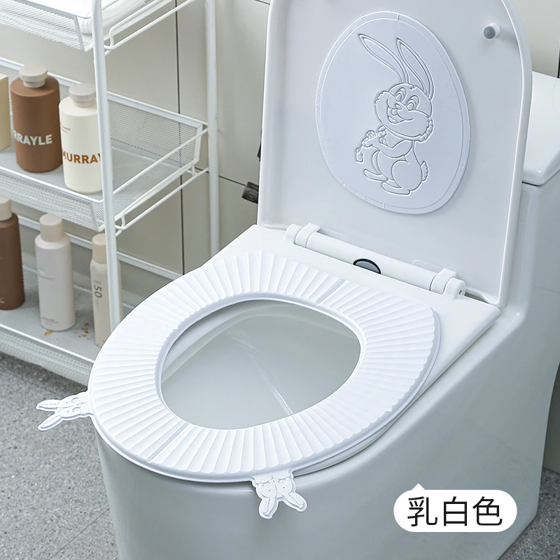 1 Set Toilet Seat Cushion Toilet Lid Sticker Adhesive Toilet Seat Cover Toilet Mat Toilet Pad