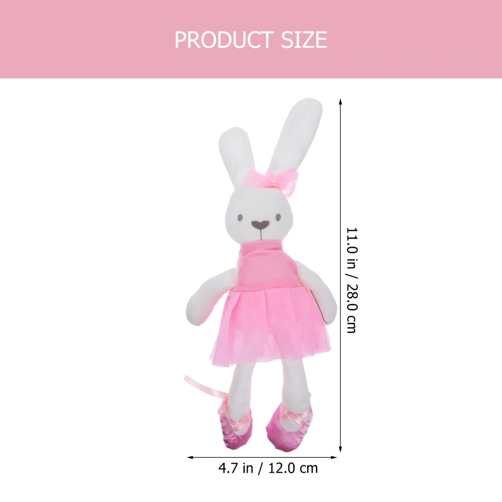 1pc Adorable Bunny Plush Doll Rabbit Stuffed Toy Gift Rabbit Plush Toy