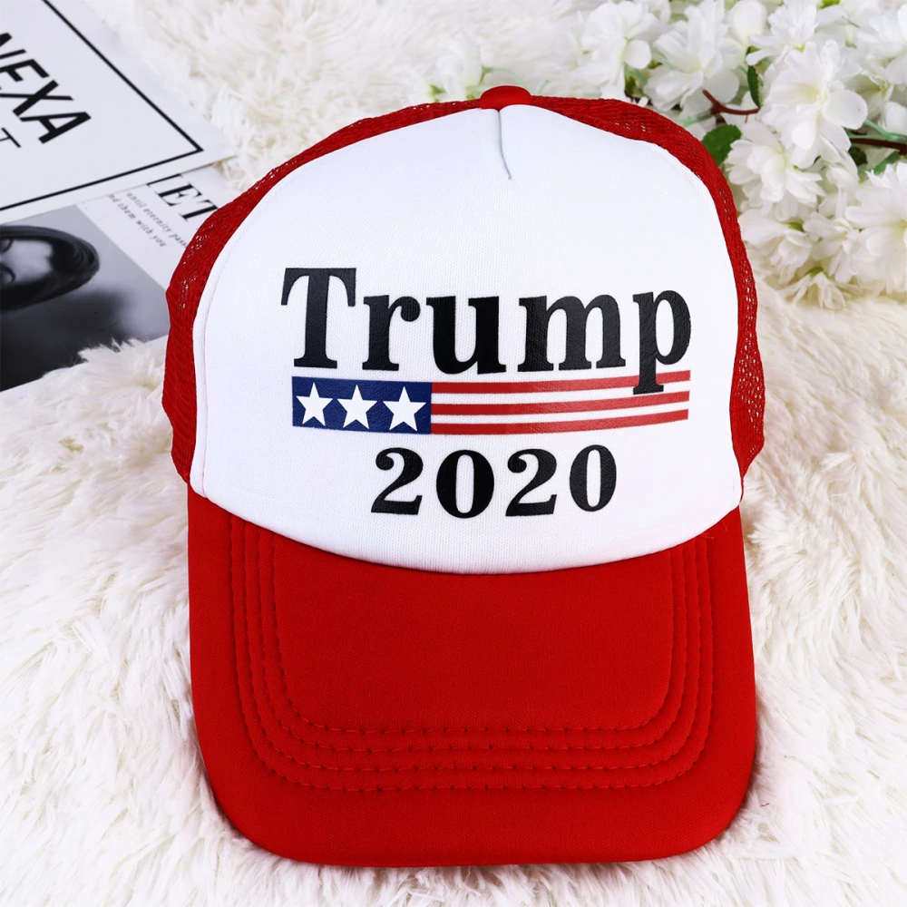 Trump 2020 Sun Hat Creative President Election Baseball Hat Unique Hip Hop Hat for Men Women - Red