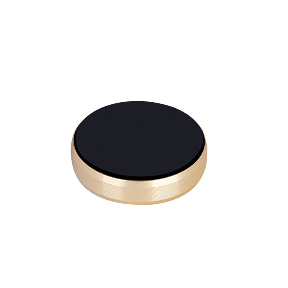 Universal Mini Car Magnetic Dashboard Cell Phone Mount Holder Stand for Smartphones (Gold)