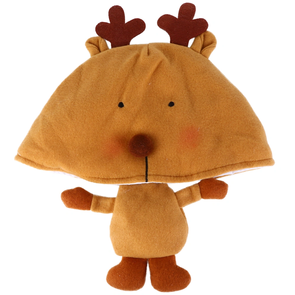 1pc Animal-head Super Plush Childrens Hat Unisex Hat for Costume Party