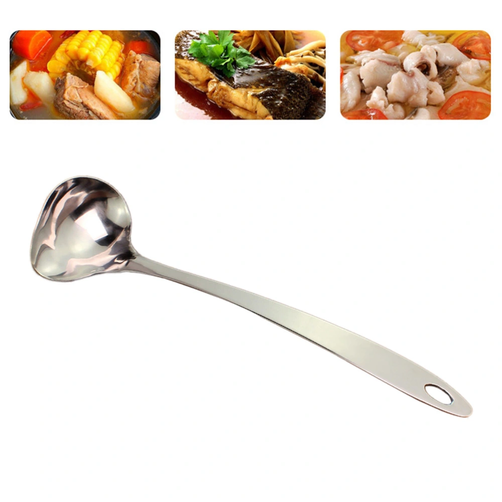 Stainless Steel Duckbill Soup Spoon Large Hot Pot Spoon Long Handle Home Kitchen CutlerySauce Spoon