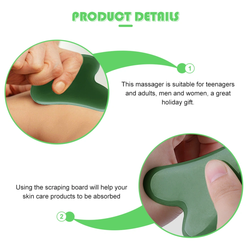  Natural Jade Guasha Board Gua Sha Facial Tool Gua Sha Scraping Massager