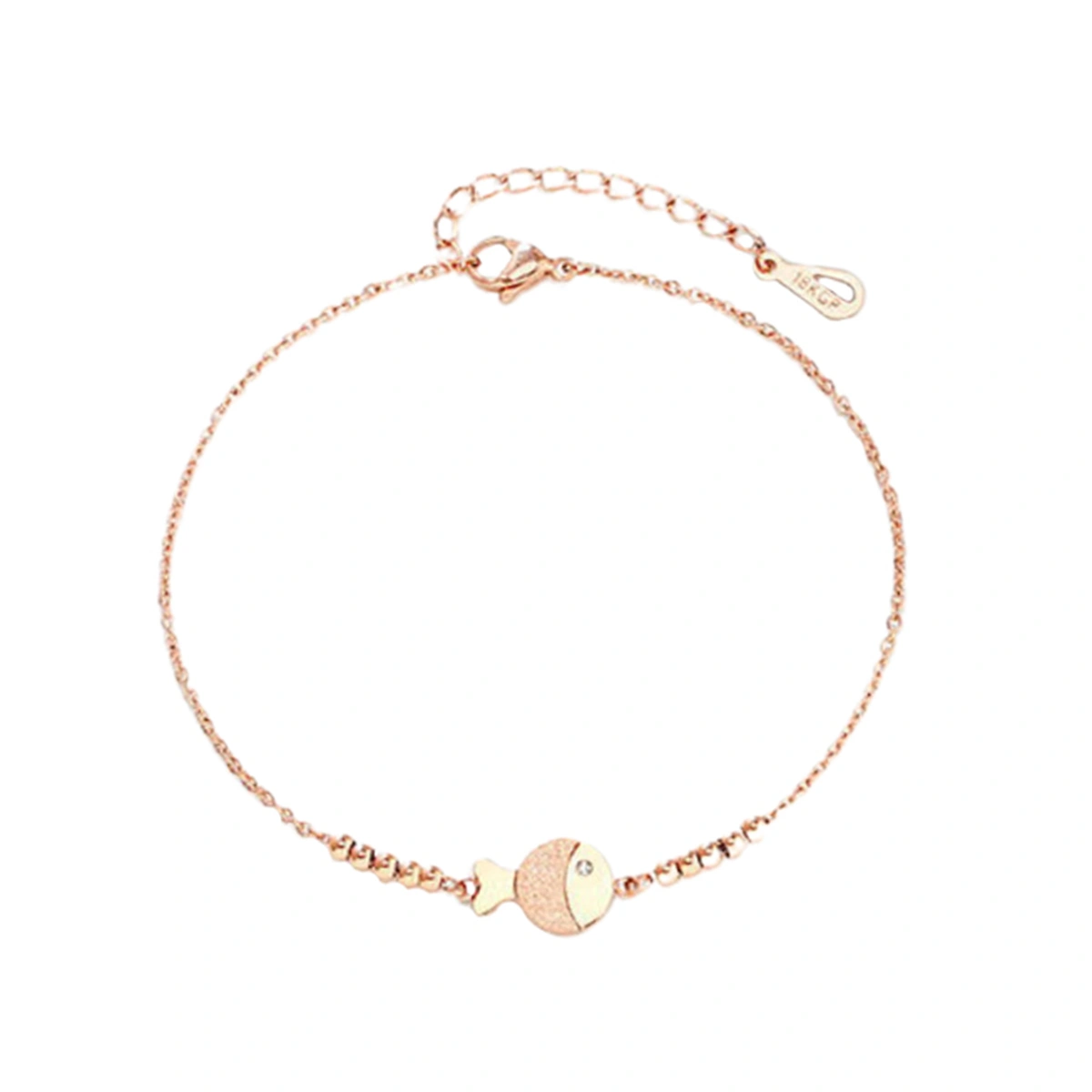 Fish Shaped Anklet Beautiful Ankle Chain Delicate Ankle Jewelry Foot Hanging Chain Pendant for Women Girls
