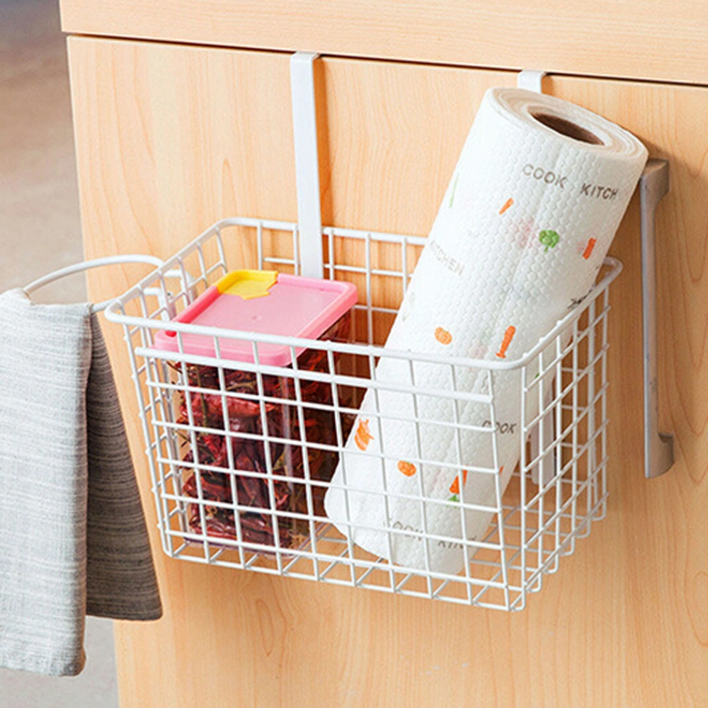 Multifunctional Hair Dryer Drier Comb Holder Rack Stand Set Kitchen Storage Organizer (White)