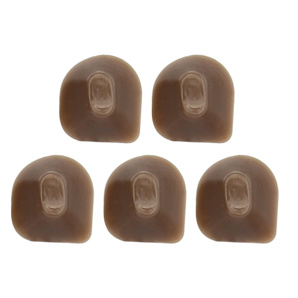 5Pcs Professional Flute Fittings Flute Colloid Brick Flute Key Pads Button Pads