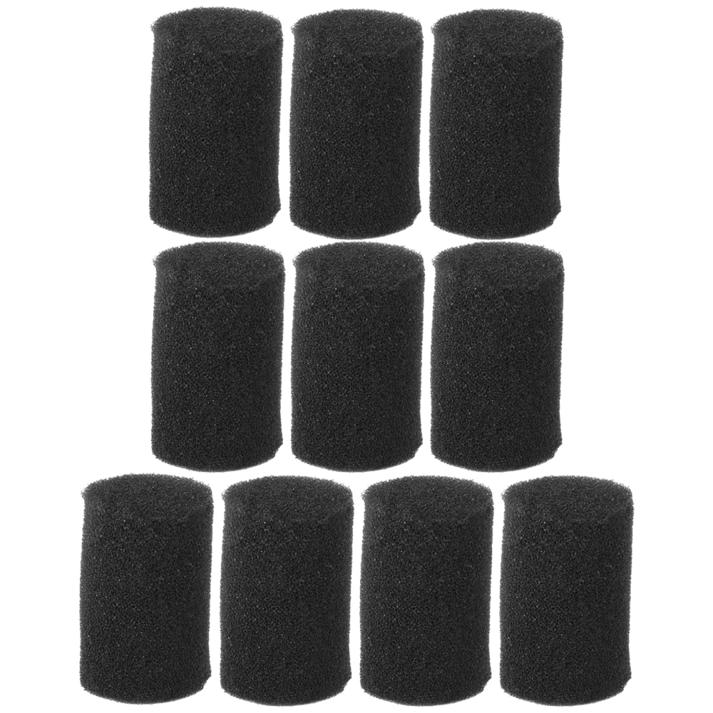 10 PCS Fish Tank Pre-Filter Sponge Roll Cartridge Replacement Filters for Aquarium (15mm)