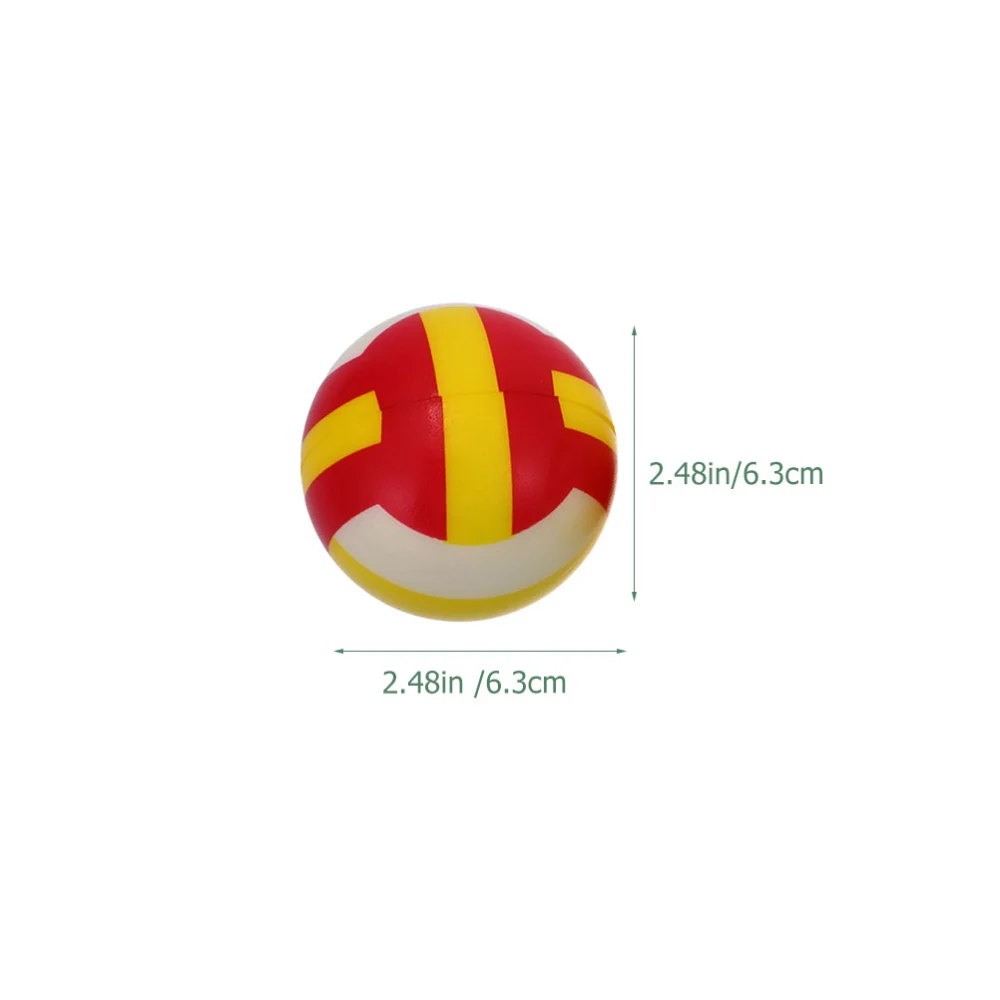 10Pcs Pressure Relief Balls Stress Relief Toys Volleyball Shaped Toys Children Squeezing Balls