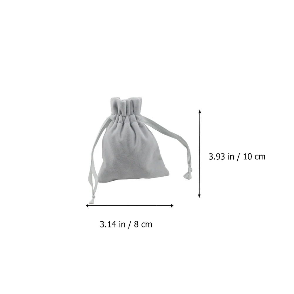 6 Pcs Jewelry Cloth Bag Drawstring Bag Practical Fabric Bag for Women Travel