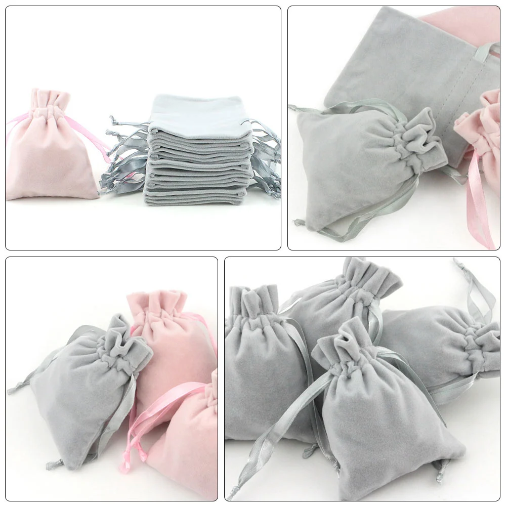 6 Pcs Jewelry Cloth Bag Drawstring Bag Practical Fabric Bag for Women Travel
