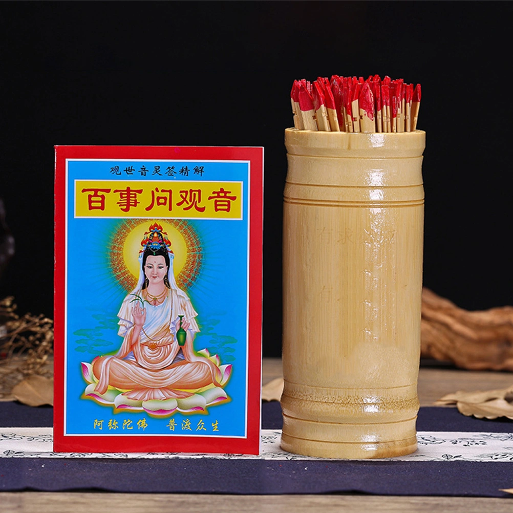 Buddhist Divination Book Chinese Fortune Telling Prop Buddhist Divination Supply